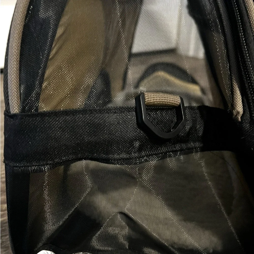 Black and Tan Pet Carrier